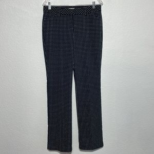 Express Editor navy and white slacks pants, size 8